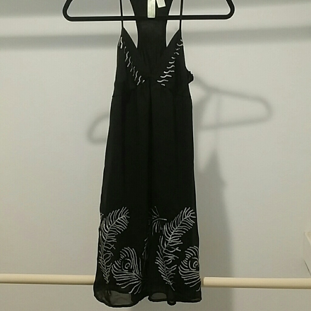 Johnny Martin black dress with sequins